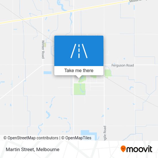 Martin Street map