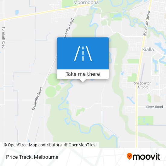 Price Track map