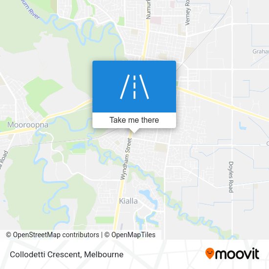 Collodetti Crescent map