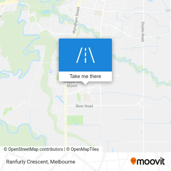 Mapa Ranfurly Crescent