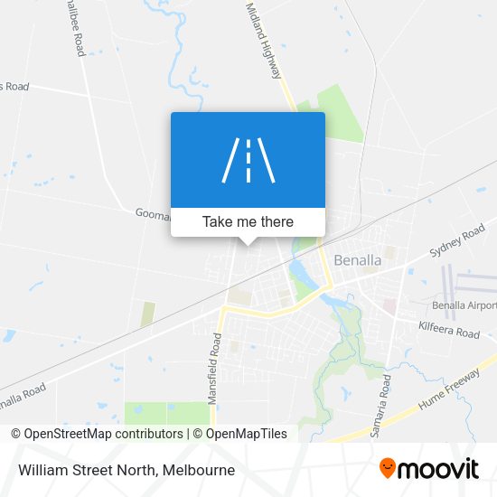 William Street North map