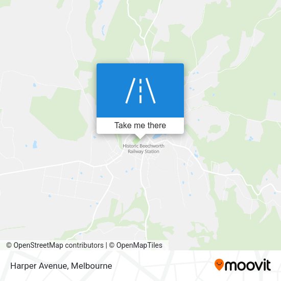 Harper Avenue map