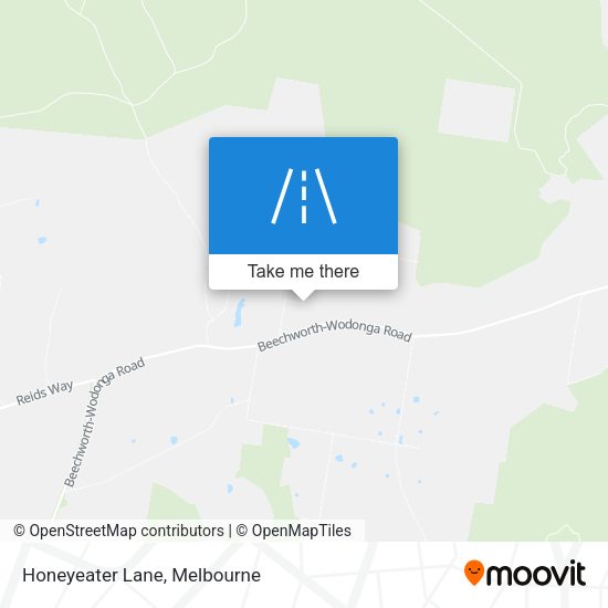 Honeyeater Lane map