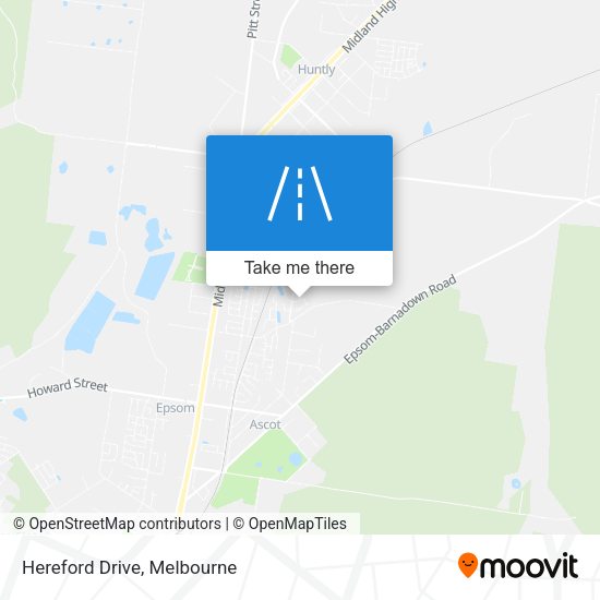 Hereford Drive map
