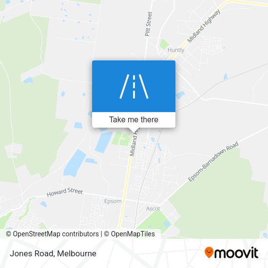 Jones Road map