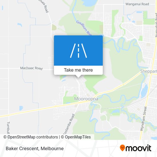 Baker Crescent map