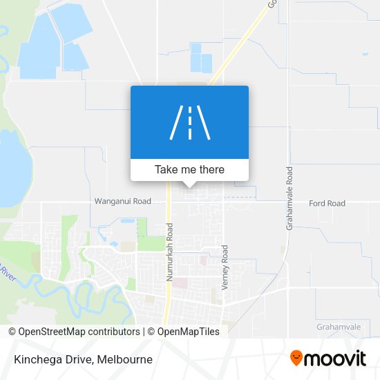 Kinchega Drive map