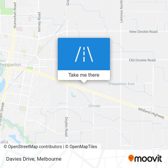 Davies Drive map