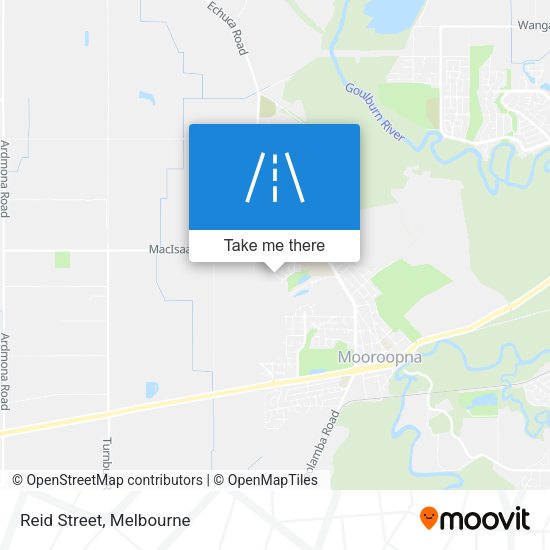 Reid Street map