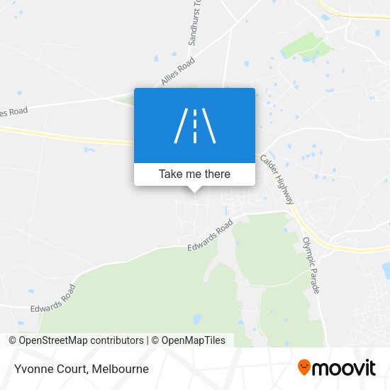 Yvonne Court map