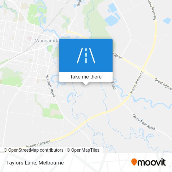Taylors Lane map