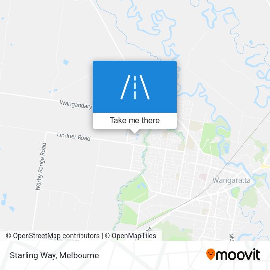 Starling Way map