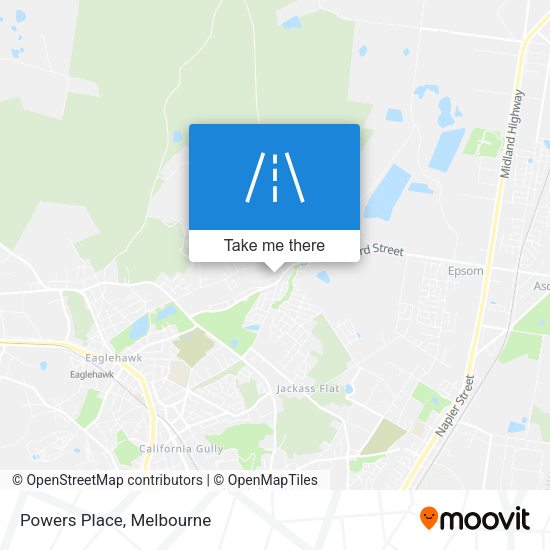 Powers Place map