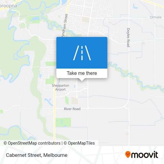 Cabernet Street map