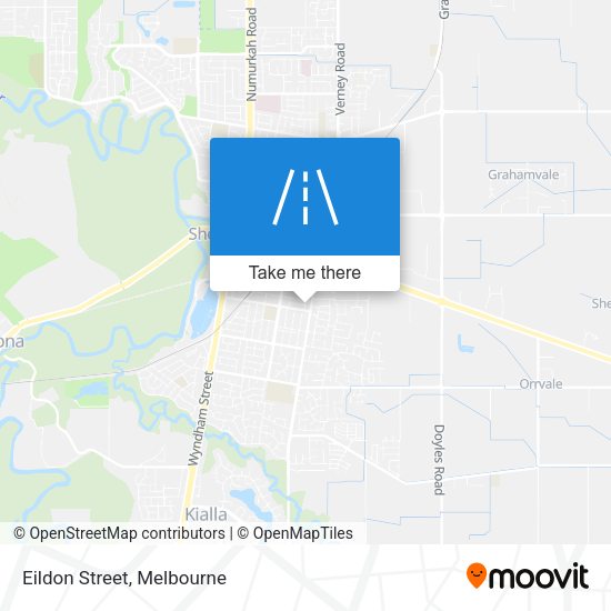 Eildon Street map