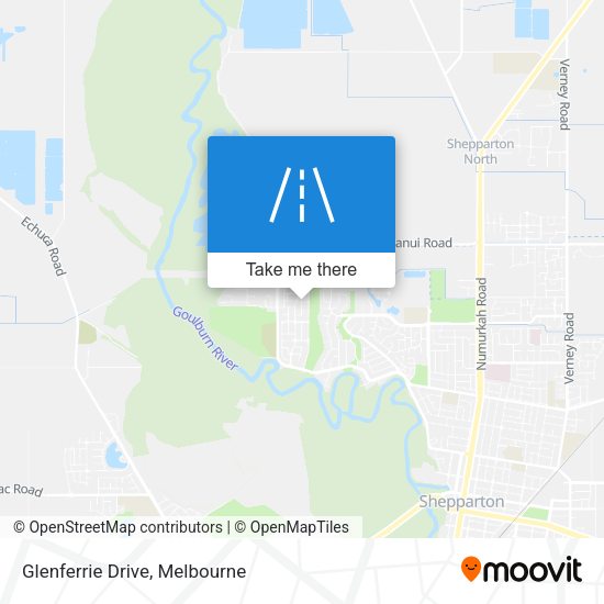 Glenferrie Drive map