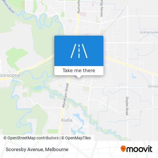 Scoresby Avenue map