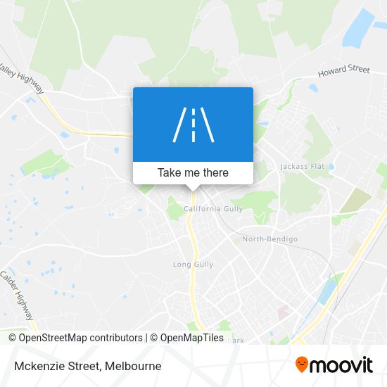 Mckenzie Street map