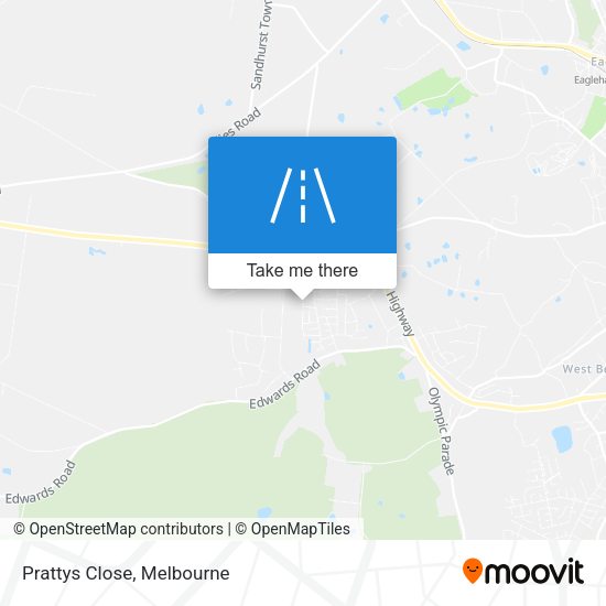 Prattys Close map