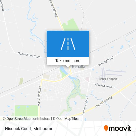 Hiscock Court map