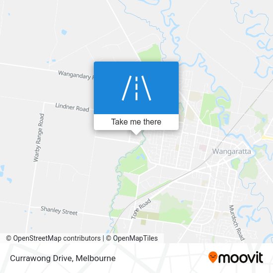 Currawong Drive map