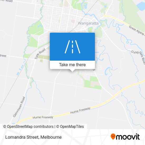 Lomandra Street map
