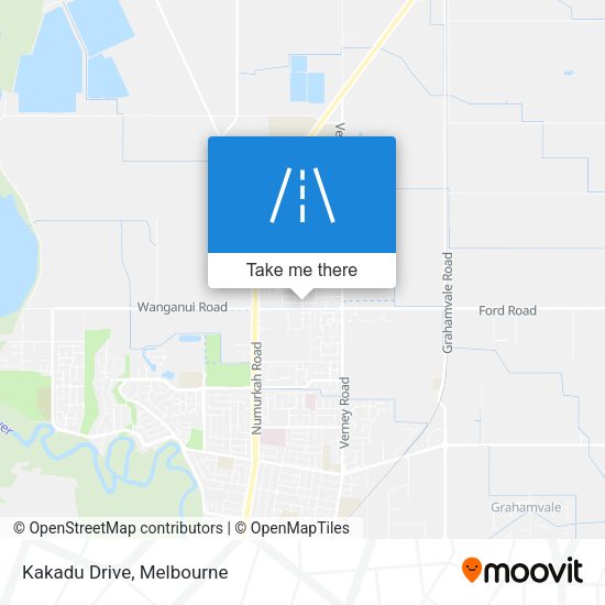 Kakadu Drive map
