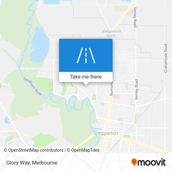 Glory Way map