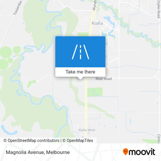 Magnolia Avenue map