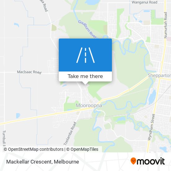 Mackellar Crescent map