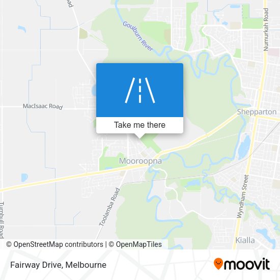 Fairway Drive map
