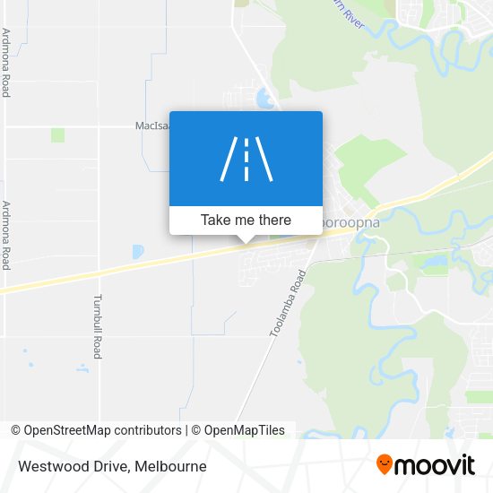 Westwood Drive map