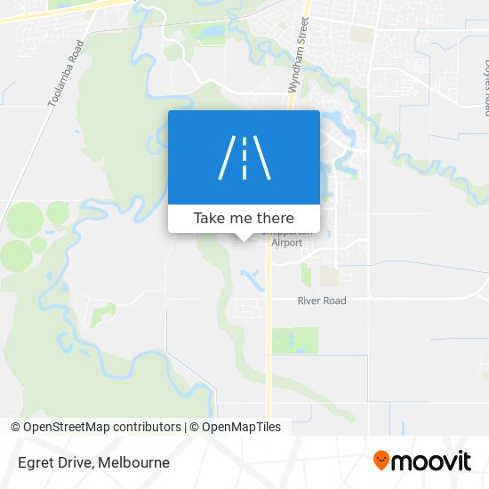 Egret Drive map