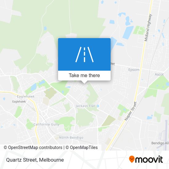 Quartz Street map