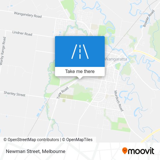 Newman Street map