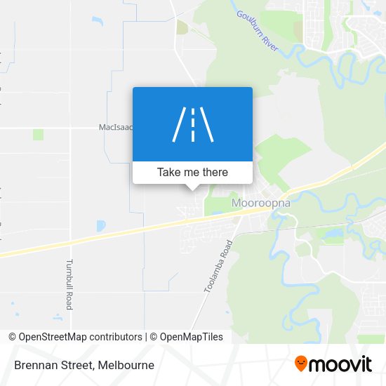 Brennan Street map