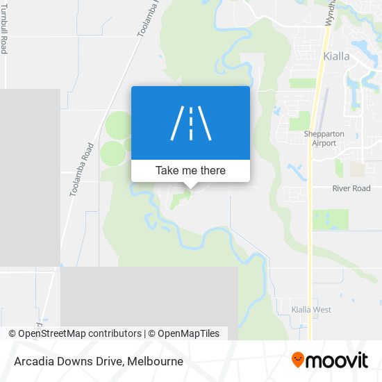 Arcadia Downs Drive map