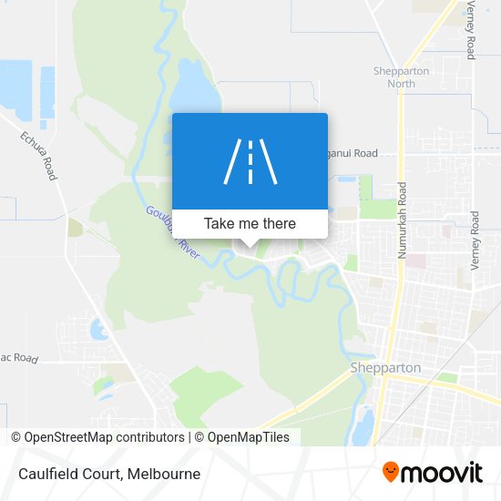 Caulfield Court map