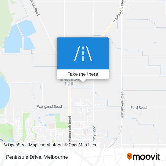 Peninsula Drive map