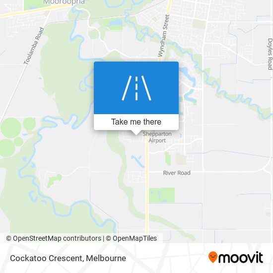 Cockatoo Crescent map