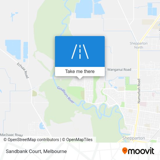 Sandbank Court map