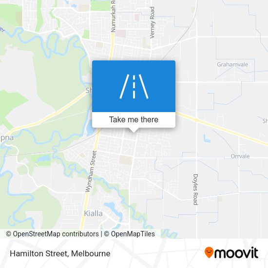 Hamilton Street map