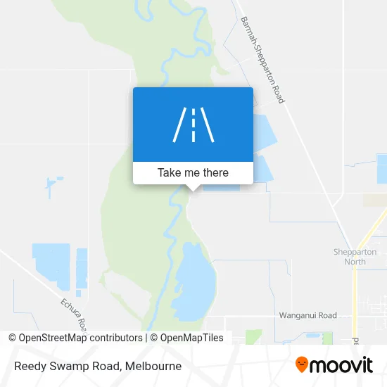 Reedy Swamp Road map