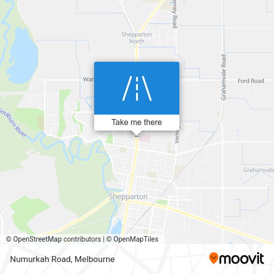 Numurkah Road map