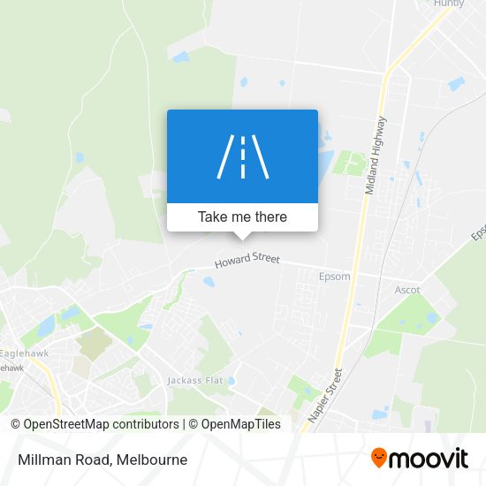 Millman Road map
