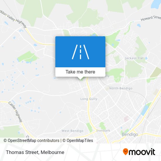 Thomas Street map