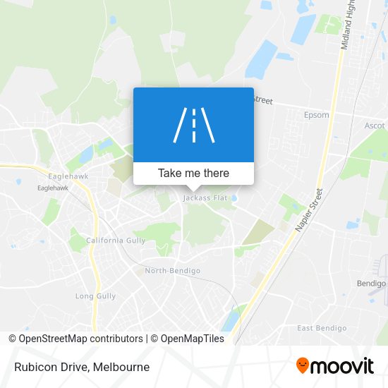 Rubicon Drive map
