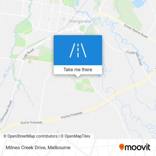Milnes Creek Drive map