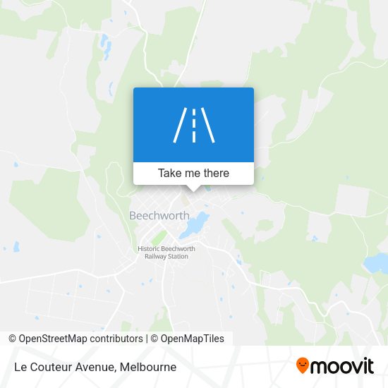 Le Couteur Avenue map