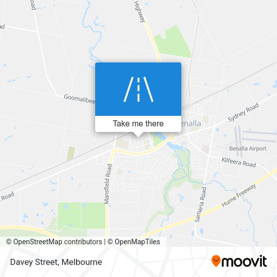 Davey Street map